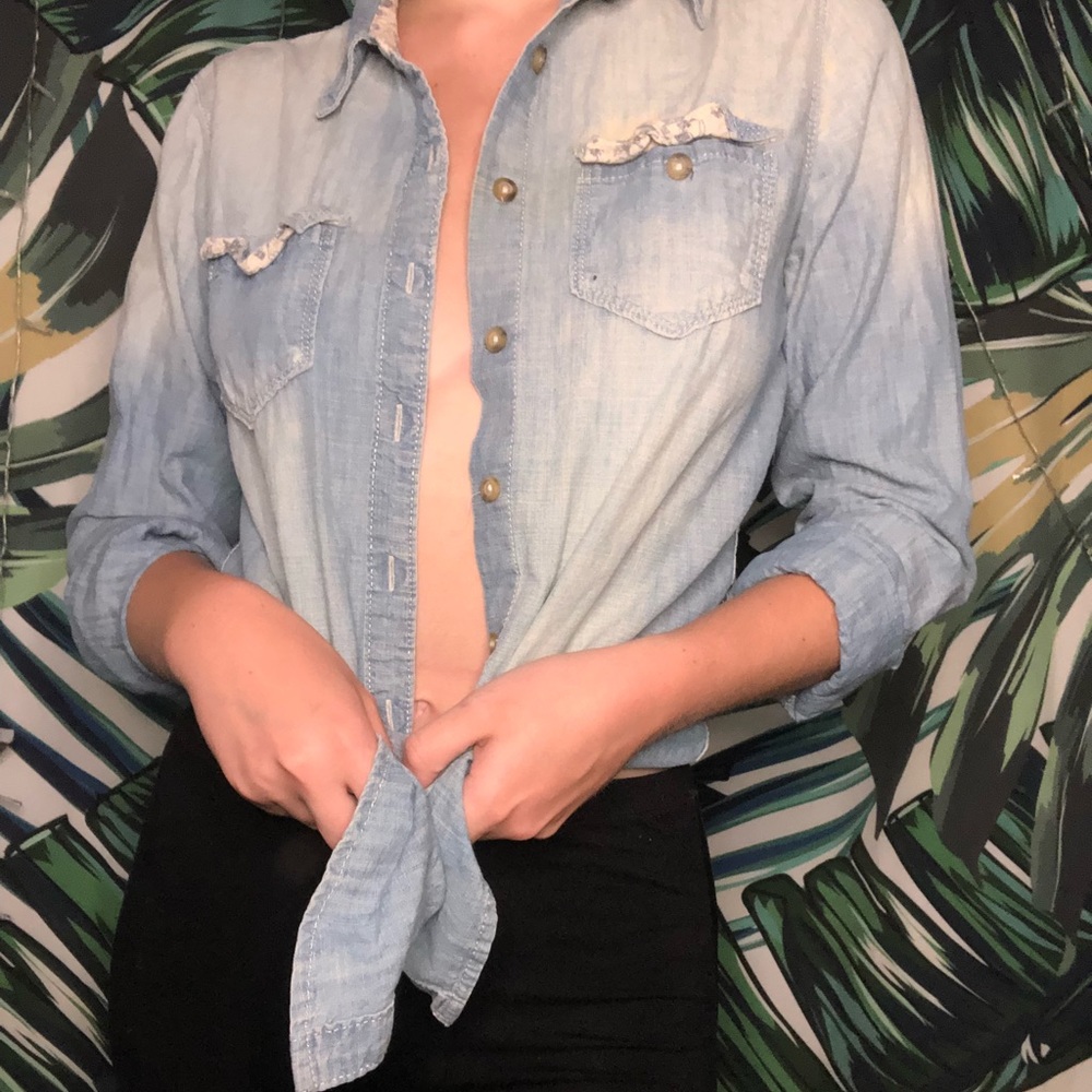 Denim Long Sleeve Cover